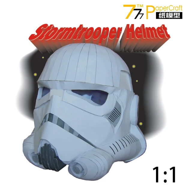 Paper Model Star Wars Commandos 1 1 Scale Helmet Can Worn On Head DIY Handmade Toy