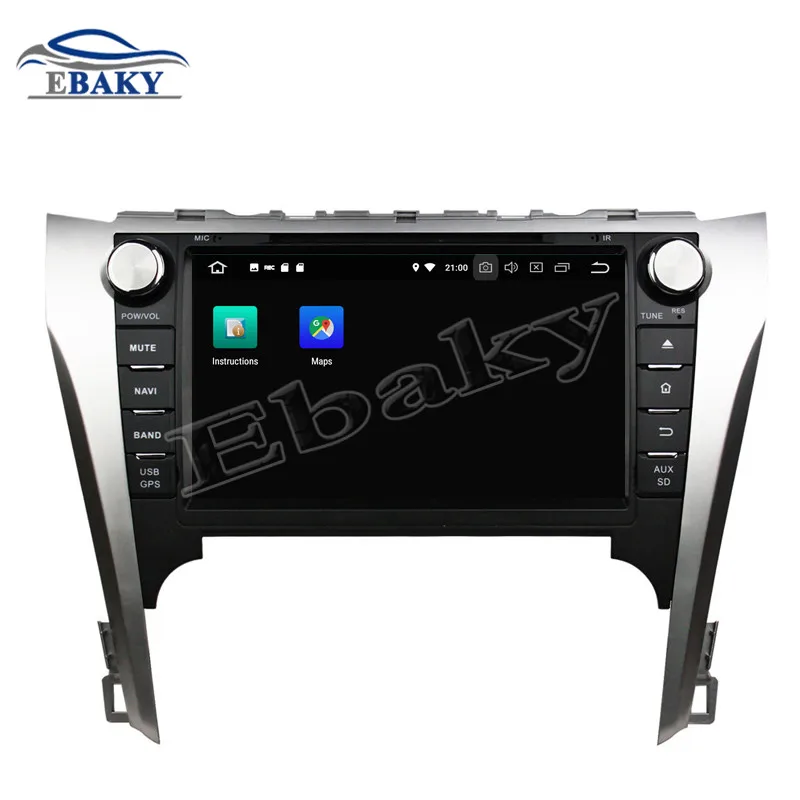 Discount NaviTopia 8inch 4GB RAM 64GB ROM Octa Core Android 9.0 Car DVD Player For Toyota CAMRY 2012/GPS Navigation 12