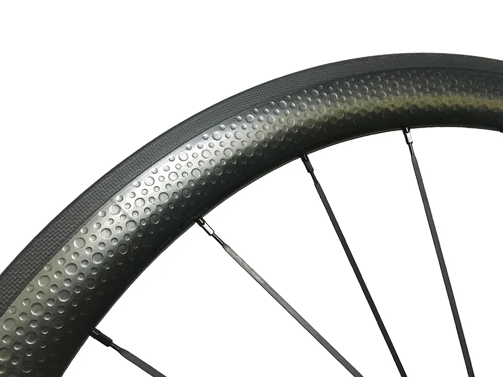 45 мм Dimple карбоновые колеса колесо для дорожного байка 25 мм широкая бескамерная покрышка трубчатое Велосипедное колесо 700C Велосипедное колесо ручной сборки