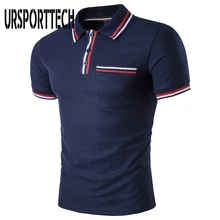 URSPORTTECH однотонные летние рубашки поло мужские с коротким рукавом дышащие анти-пиллинг брендовые поло para hombre плюс размер s-xxl