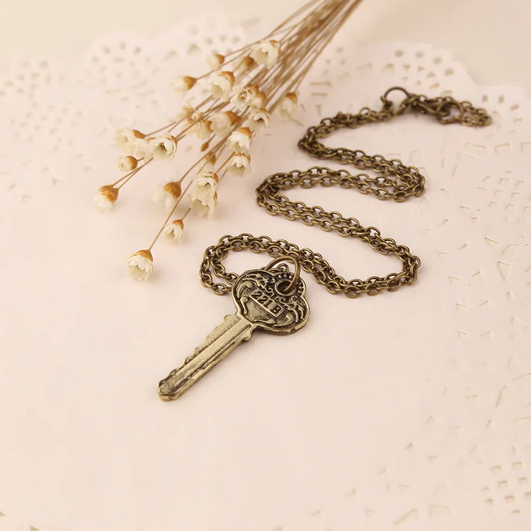 

Hot Selling The Key To 221b Sherlock Necklace Pendants New Movies Jewelry Silver And Bronze Pendant For Men And Women Wholesale