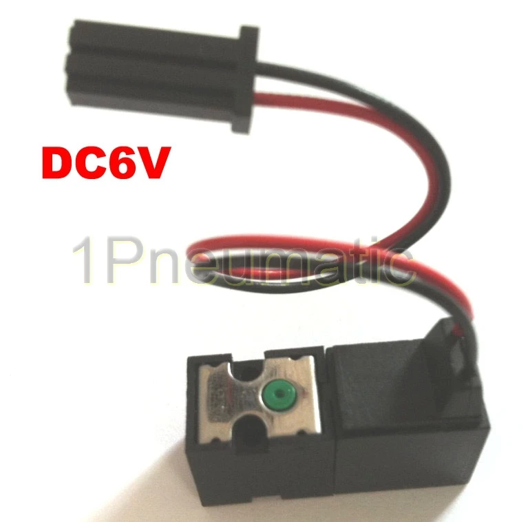 

Free Shipping 2PCS 10mm Sock Machine Mini Solenoid Valve Wrie Connector Type DC6V Sock Nylon Valve Small