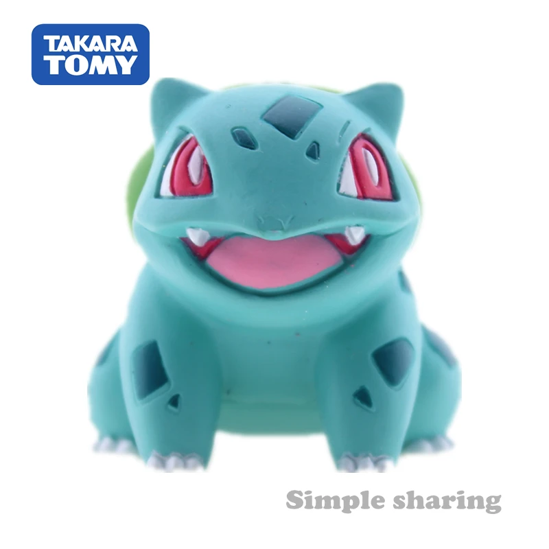 TAKARA TOMY Покемон Бульбазавр коллекционные предметы Аниме Фигурка карманного