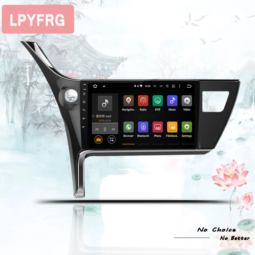 Автомагнитола с восьмиядерным процессором 10 1 дюйма 2 Din Dvd Gps плеером android 0 4 Гб + 64