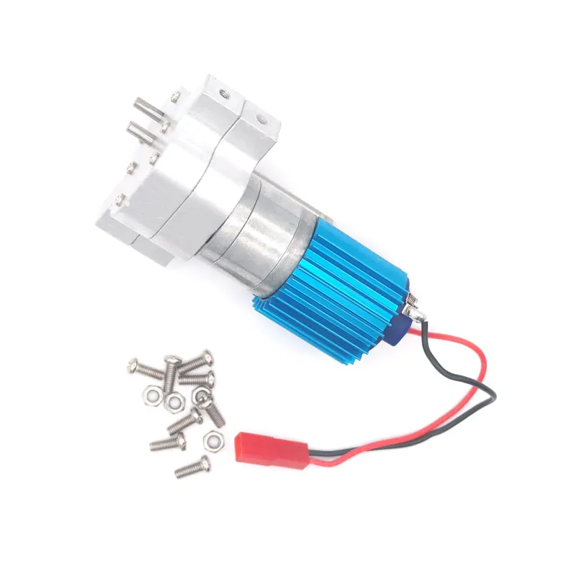 Günstig Upgrade Metall Getriebe Mit Motor Gelegentliche Farbe Für WPL C14 C24 JJRC Q65 RC Auto Teil
