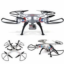 Профессиональный радиоуправляемый Дрон X8G 2.4 г 6 оси гироскопа 4CH RC Quadcopter с HD камера headless режим дрона игрушки лучший подарок против MJX X101 Drone