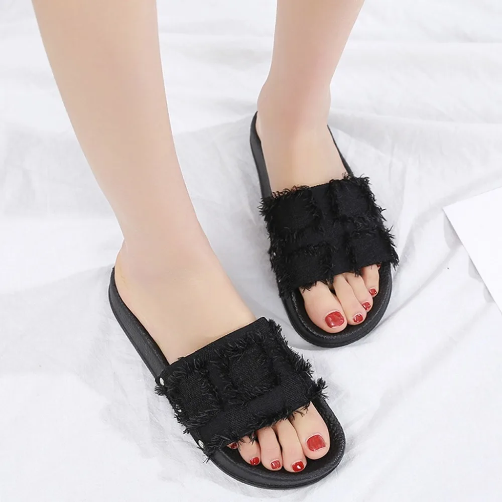 

Women Slipper Summer Retro Rome Slipper Fashion Casual Home Slippers Beach Shoes elegant fresh women cute slippers @8
