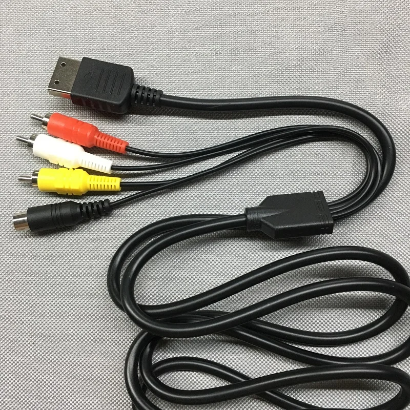FZQWEG S Video AV Cable for SEGA DreamCast for Sega DC System Console S