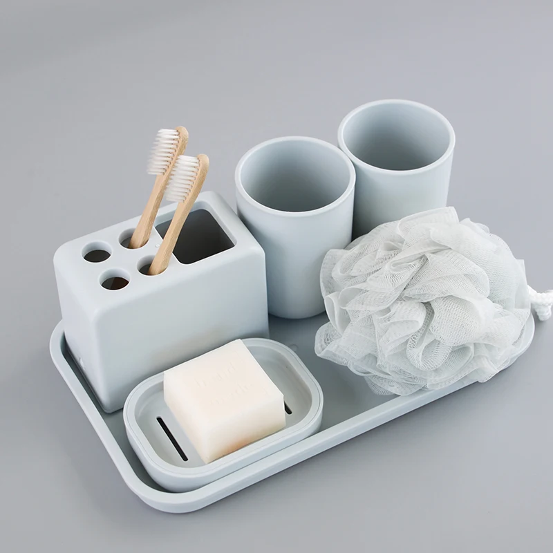 Bathroom set/Tumblers/Portable Soap Dishes/Portable Soap Dispensers