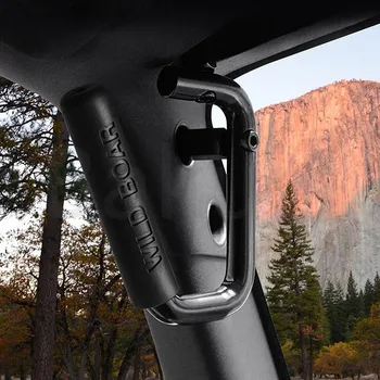 

Hard Solid Steel Front Grab Handles Roll Grab Bars For Jeep Wrangler JK 2-Door 4-Door 2007-2017 #CE017