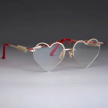 Red Bullet Heart Shaped Sunglasses 3