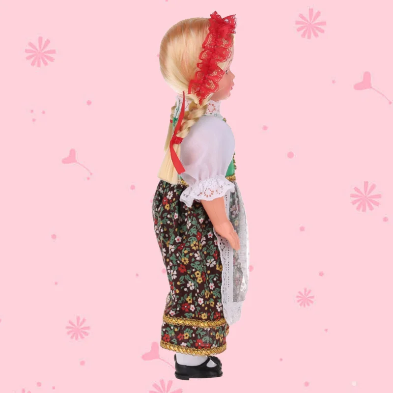 7.5 дюйма детские Этническая Куклы Польша одежды женщина горячая мини Обувь для девочек Куклы Детская подарок международных малыш Игрушечные лошадки Этническая Куклы 1003-018
