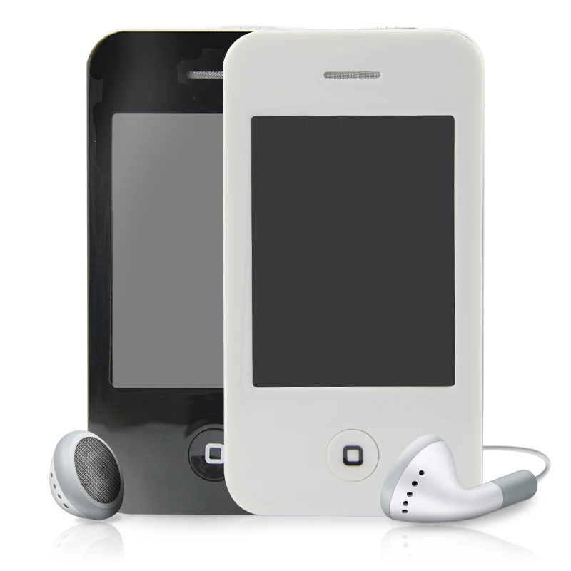 Black White 4GB 2 8 Touch Screen I9 4G Style Mp3 Mp4 MP5 Player with Video