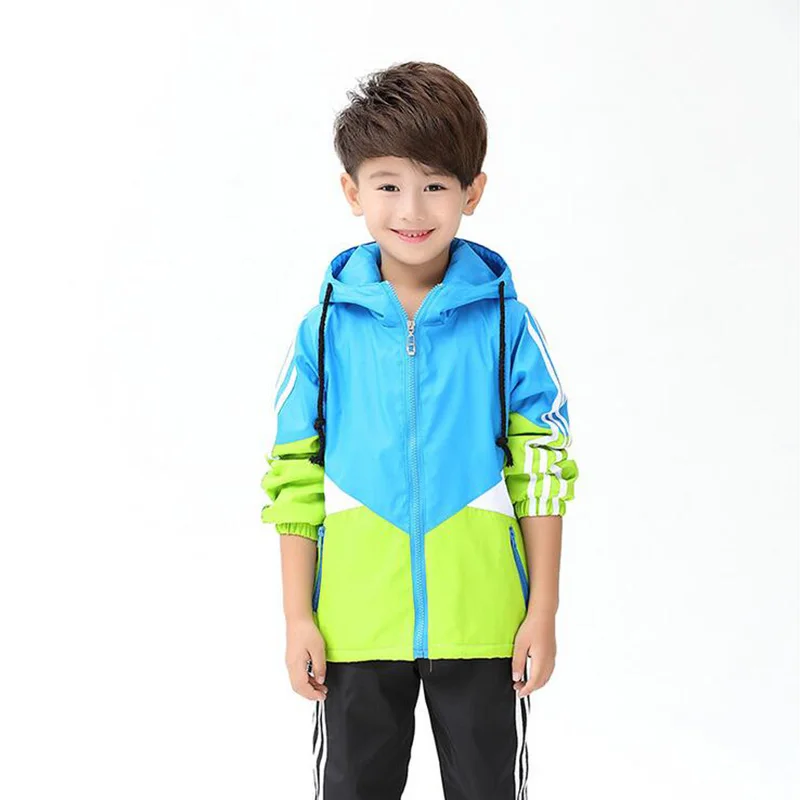 boy sports suit for girls kids hooded coats+pants 2pcs  (4)