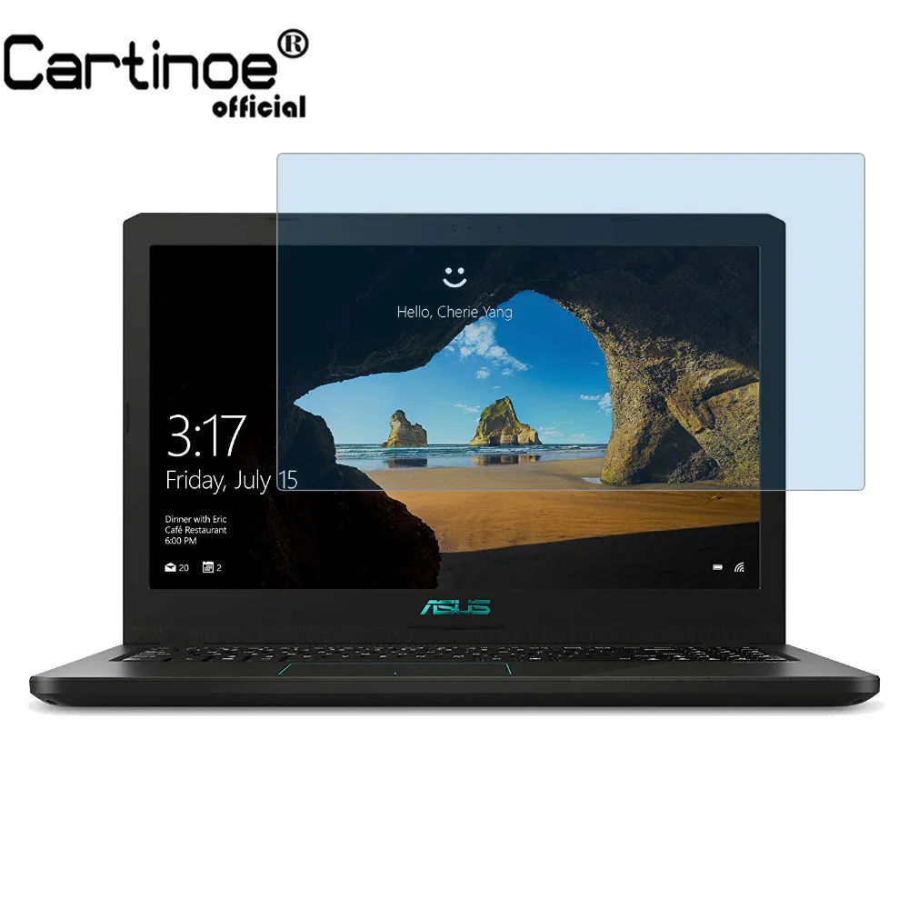 Cartinoe Universal Lcd Guard Film Anti Blue Light Laptop Screen Protector For Asus Vivobook K570ud 15.6 Inch Notebook, 2pc