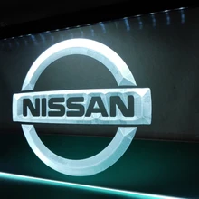 LG026-Nissan светодиодный неоновый светильник подвесной Знак Домашний Декор ремесла