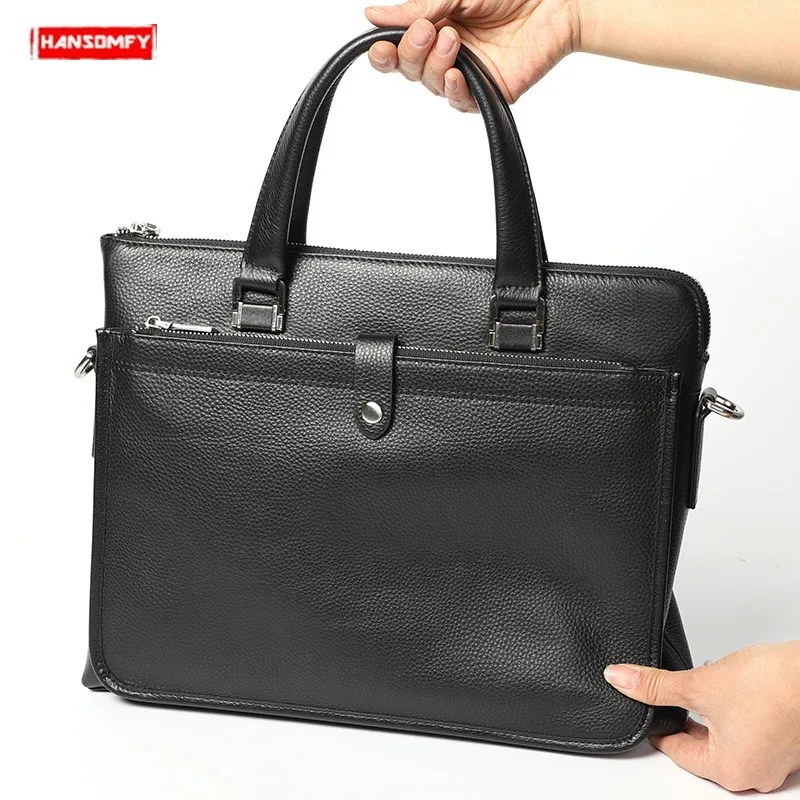 Genuine Leather Laptop Bag For Ladies