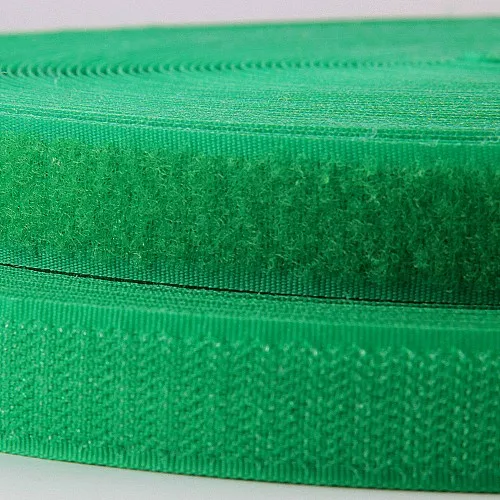 2 см* 1 метр красочные полиэфирные нейлоновые застежки крючки и петли ленты без самоклеящейся крепежной ленты Швейные аксессуары без клея - Цвет: Green