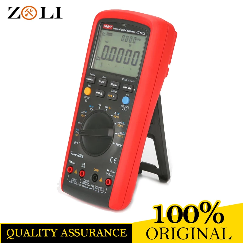 

UT171A series digital multimeter high accuracy&reliability UNI-T UT171A AC DC Voltmeter Resistance Diode Temperature tester