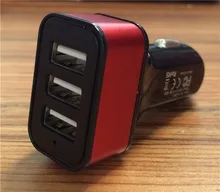 Top Hot Wholesale Free Shipping 36W 3 USB Port 7.2A Car Charger For Universal Mobile Phone Tablet PC PAD All Android Devices
