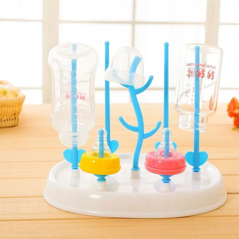 

Baby Bottle Drying Rack Baby Feeding Bottles Cleaning Dryer Drainer Storage Nipple Shelf Baby Pacifier Feeding Cup Holder