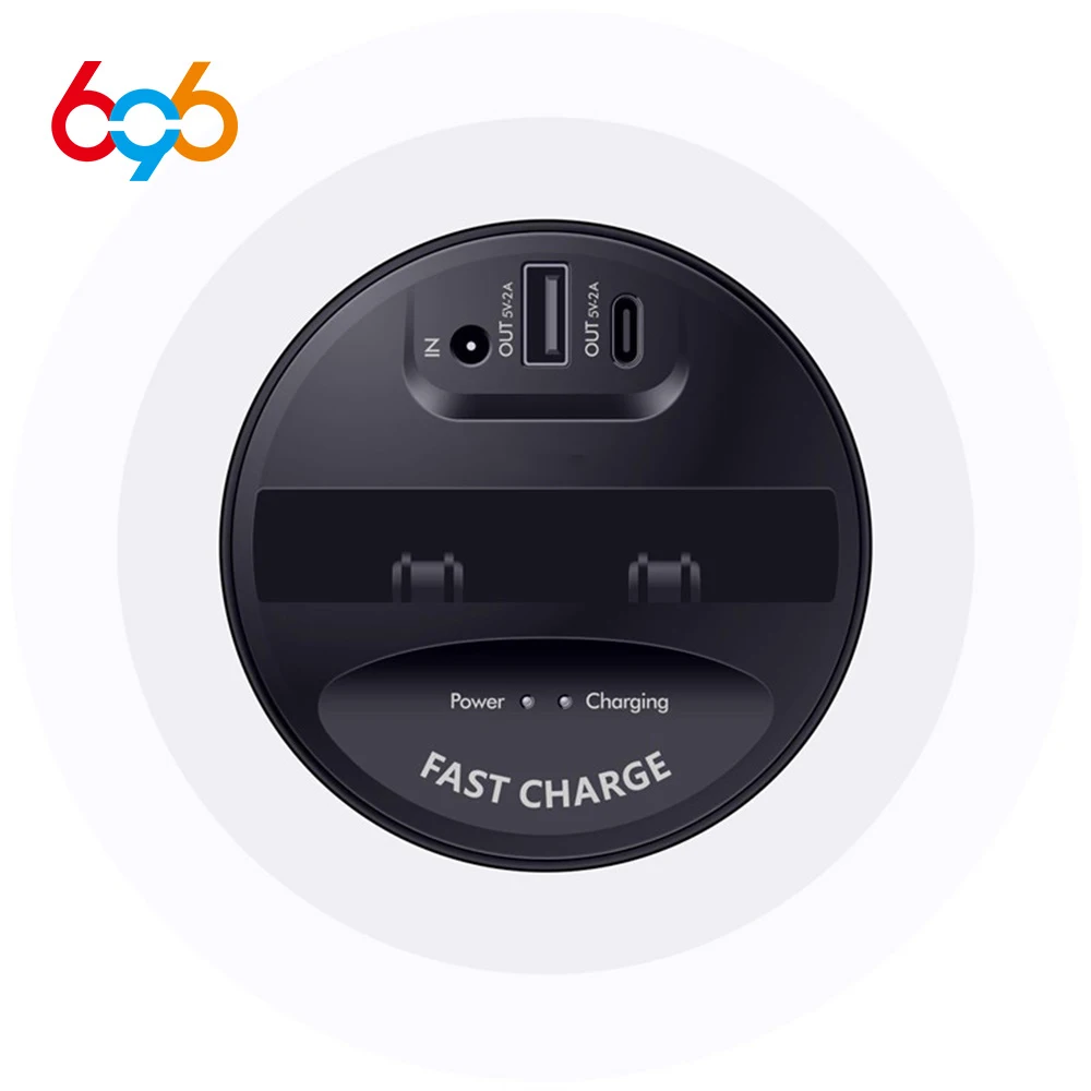 696X9 QI автомобильное беспроводное быстрое зарядное устройство чашка для iphone 8 X