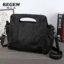 REGEM WOMEN BAG Ms leather bag oblique satchel female bag leather handbag handbag leather shoulder inclined across packages