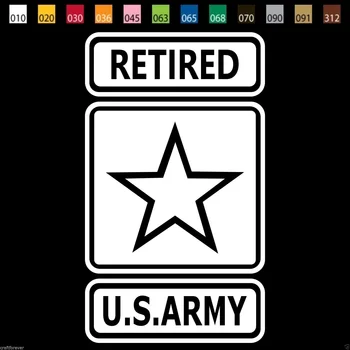

(2Pcs) From USA - RETI US ARMY Window/laptop Vinyl Decal Sticker AY002 12.5cm