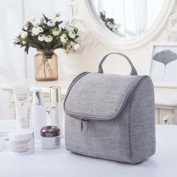 

New Fashion Waterproof Hook Wash Bag Portable Cosmetic Bag Portable Travel Hanging Bag Negative Ion Thickening Storage Accessory