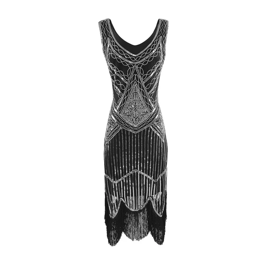 designer flapper dress