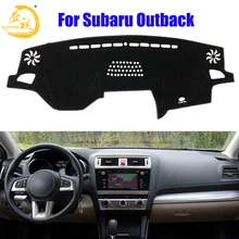 Easysee крышка приборной панели Pad Dashmat коврик с рельефом от солнца шахматная доска ковровые покрытия для Subaru Outback пыли