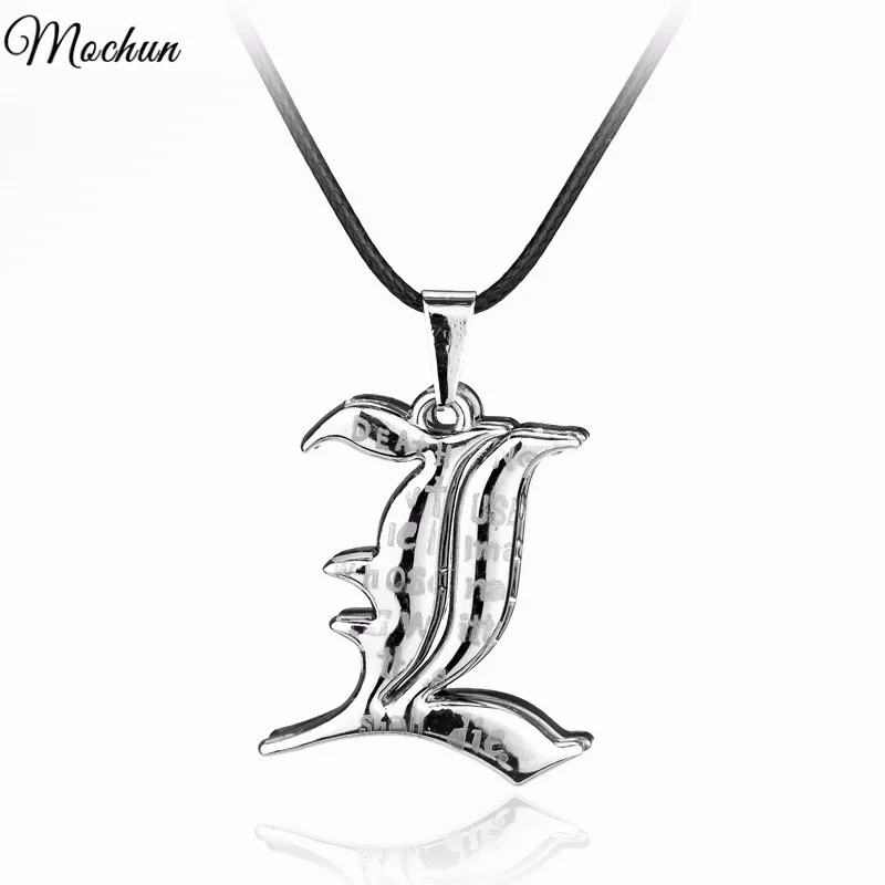 

Death Note Double l Yagami Non-Mainstream Necklace Smart Anime Fashion Jewelry Pendant Cosplay Unisex Accessories