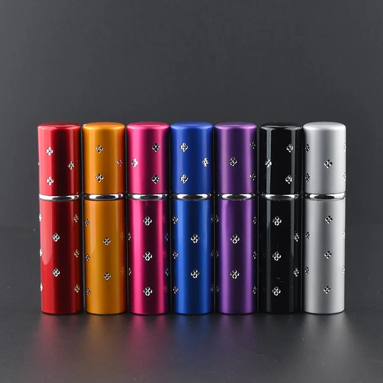 

5Pieces 10ml Refillable Portable Mini Perfume Bottle Atomizer Spray &Traveler Aluminum Empty Parfum Bottle Free Shipping