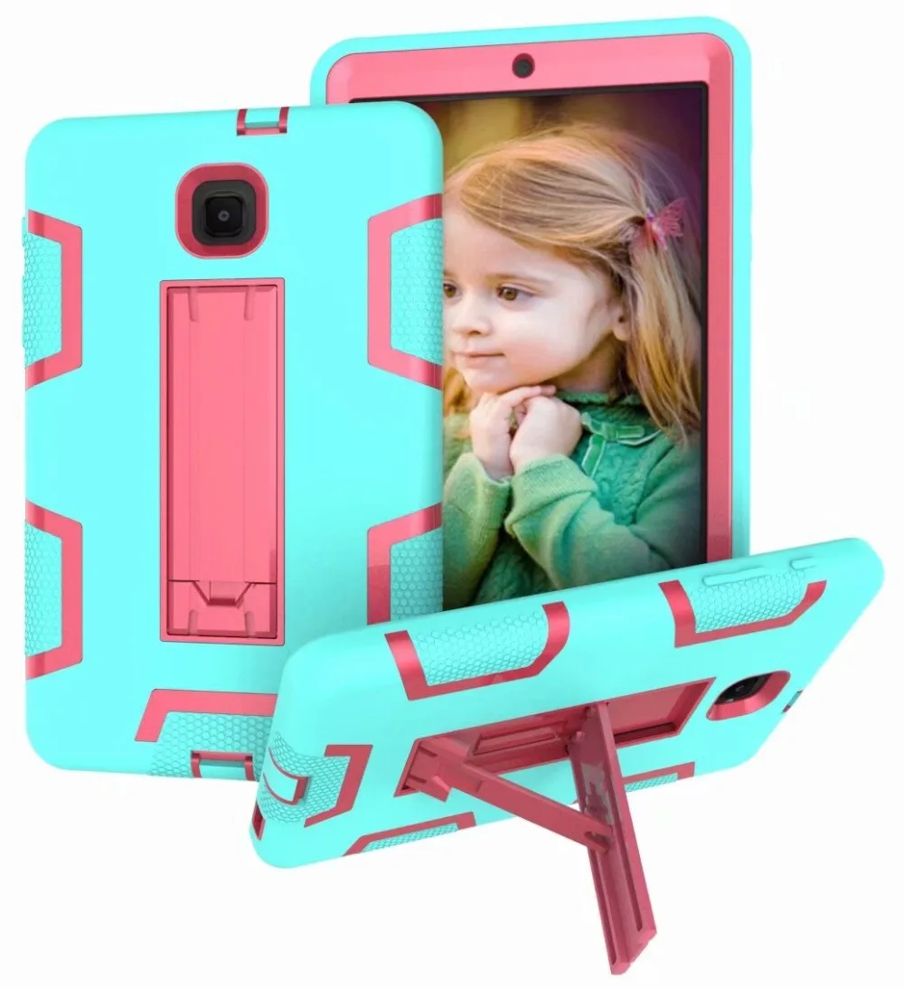 Case For Samsung Galaxy Tab A 8.0 2018 T387 T387V Shock Proof Full Body Cover Stand Sleeve SM SM-T387 Capa Funda | Компьютеры и офис