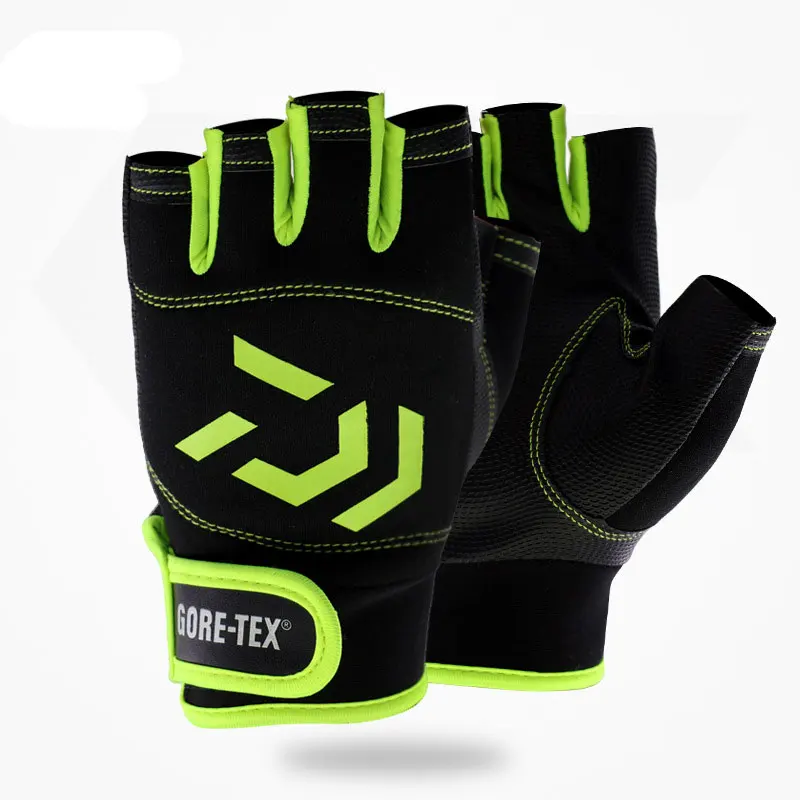 

Winter Fishing Glove Half Finger Men Waterproof Pu Durable Anti-Slip Anti-Cut Pesca Sport Pesca Fitness Carp Fishing Accessories