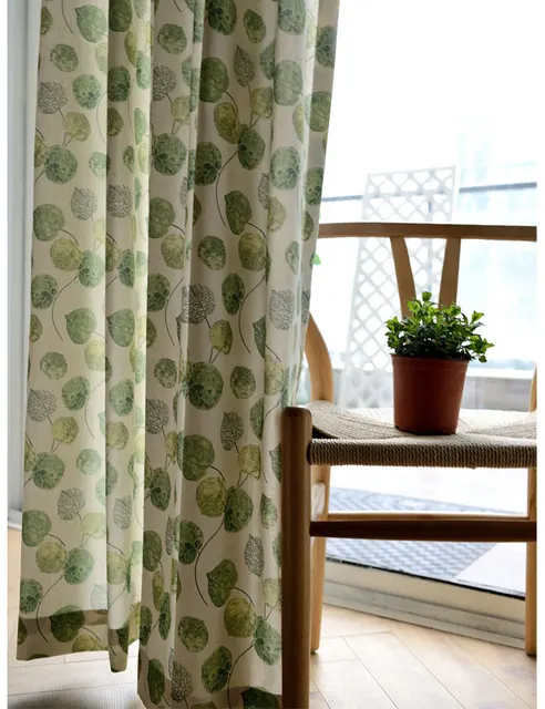 Green Kitchen Curtain Patterns Leaves Past Style Door Divider Green Kitchen Curtain Patterns Leaves Past Style Door Divider D Polyester Cotton Living Room Window Treatments