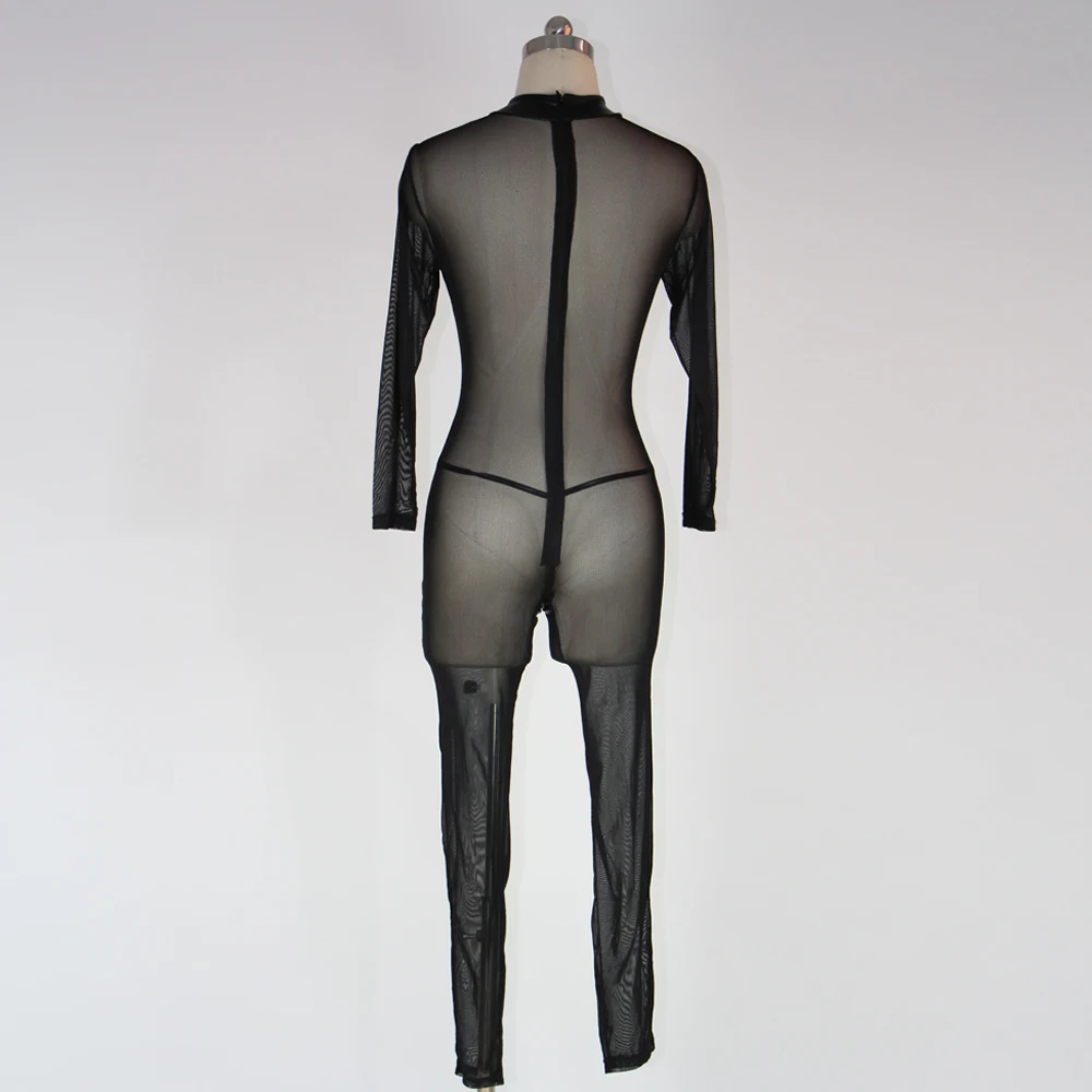 Женское боди в стиле панк черное модель W850709 2018|ladies bodysuits|bodysuit ladiescatsuit mesh |