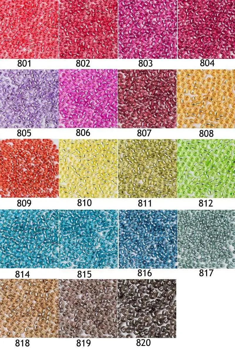 Тайдиан Mgb SeedBeads 2 мм 11/0 бисер вышивка ткань французское кружево ручная работа бисер Tissu De Perles 10 г/лот около 1000 шт