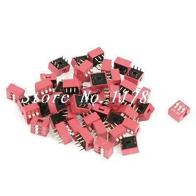 

50 Pcs Electronic Component 3 Ways Slide Type DIP Switches