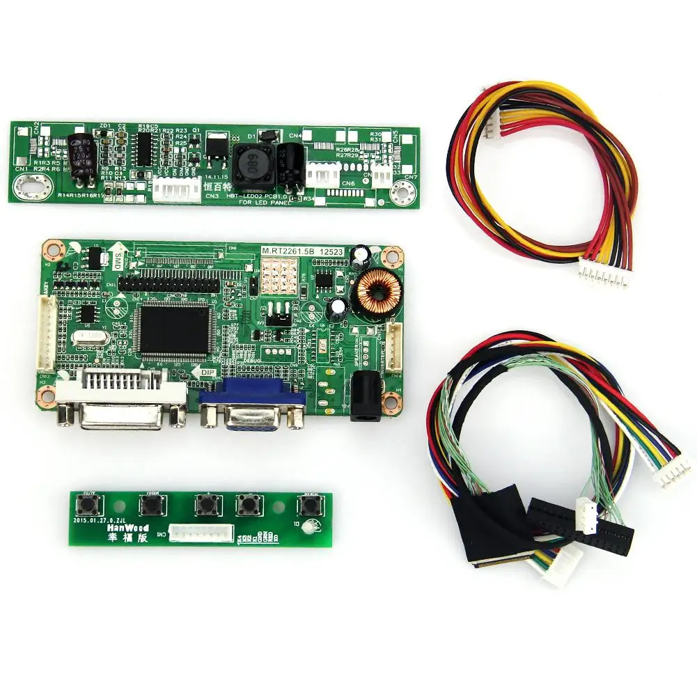 

M.RT2261 LCD/LED Controller Driver Board(VGA+DVI) For LP133WX3-TLA6 LTN133AT09 LVDS Monitor Reuse Laptop 1280x800