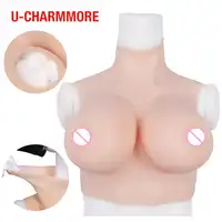 Travestieten Siliconen Borstprothesen Natuurlijke Enorme Borstimplantaten Transgenders Crossdressing Cosplay Meisjes U-CHARMMORE