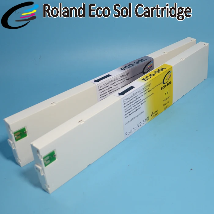 

Roland VersaCAMM VP540 VP300 Eco Solvent Refilled Ink Cartridge with MAX Chip