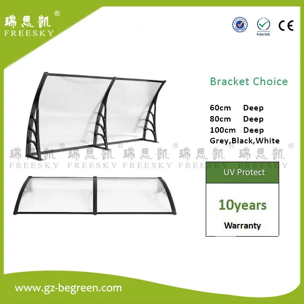 YP120240 120x240cm roof top tent solid polycarbonate door canopy for canopy window coverings polycarbonate awning