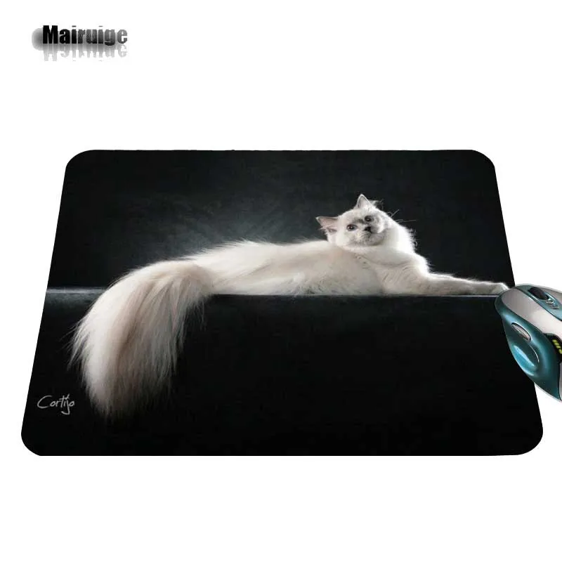 Mairuige красивый горячий коврик для мыши с котами без края блокировки для интернет-игры и офиса использовать 18*22 см и 29*25 см в подарок