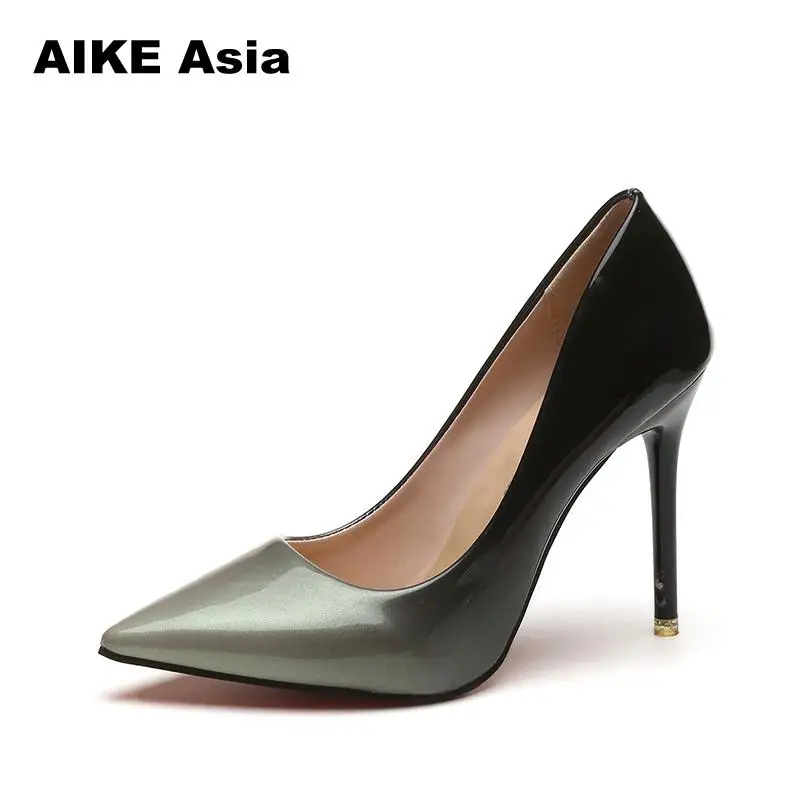 size 34-42 2019 Women pumps Fashion pointed toe patent leather stiletto high heels shoes Spring Summer Wedding Shoes woman #5891 size 34-42 2019 Women pumps Fashion pointed toe patent leather stiletto high heels shoes Spring Summer Wedding Shoes woman #5891