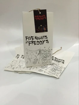 

Five Nights at Freddy's Paper Bag Popcorn Bag party Food Toy bag Cinema Cookie Container Party Supplies Package Bag Hot Sale