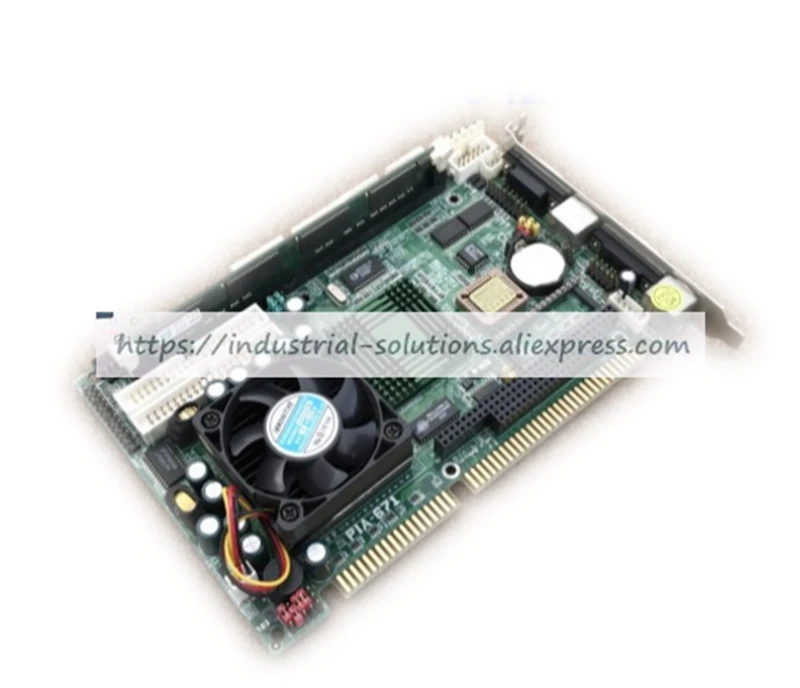 PIA-671 half-length card PIA-671DV-2 industrial motherboard with CPU&fan 100% tested perfect quality PIA-671 half-length card PIA-671DV-2 industrial motherboard with CPU&fan 100% tested perfect quality