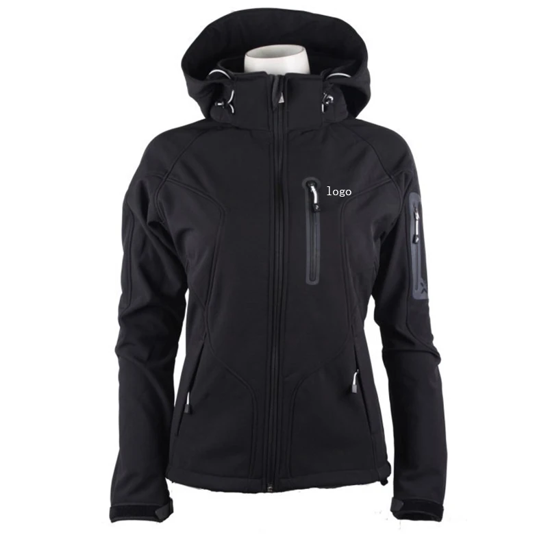 

Women hiking outdoor jackets sport fleece softshell jacket coat warm winter windproof waterproof thermal camping climbing new