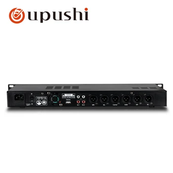 

Oupushi DSP-X5 professional digital audio processor connect the computer to tune, music balance and microphone balance L