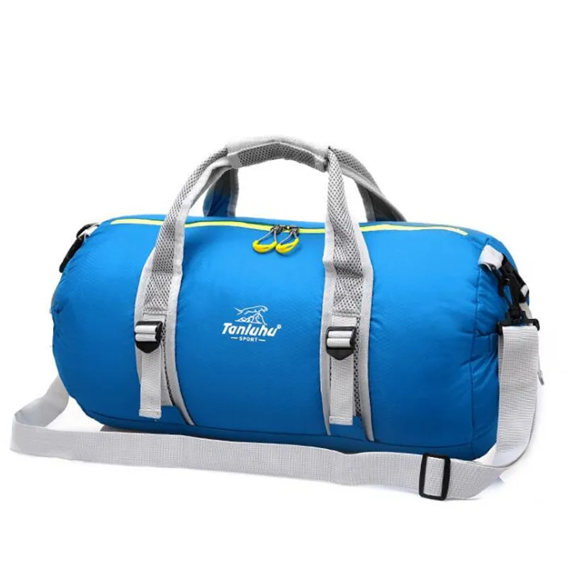 TANLUHU Men Women Waterproof Nylon Shoulder Gym Bag Fitenss Outdoor Beach Bag Storage Bag Crossbody Bags